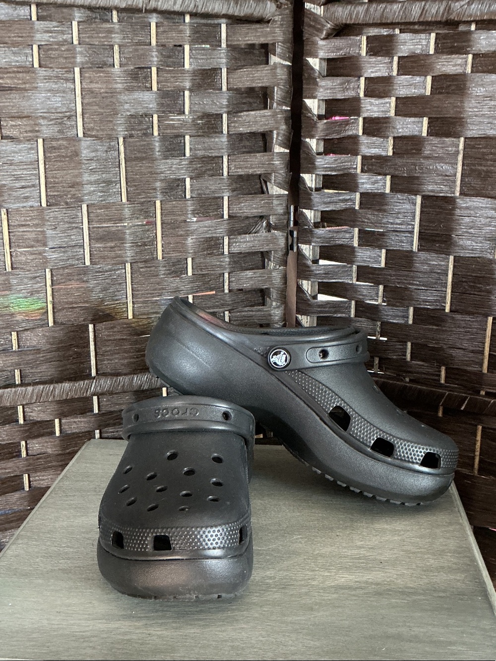 Platform crocs size 9 women’s